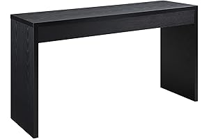 Chic Black Northfield Console Table for Multiple Uses