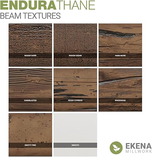 Miniatura 8 de Ekena Millwork MANURS04X08X36NR - Manteles de madera sintética para chimenea, palisandro natural