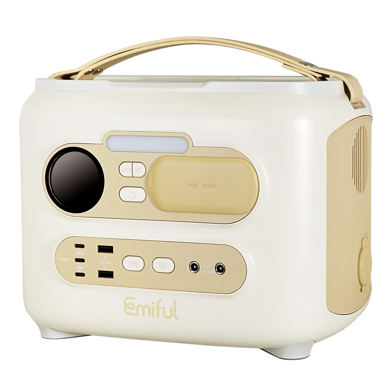 Amazon.co.jp: ポータブル電源 えみふる ブラウン リン酸鉄リチウム