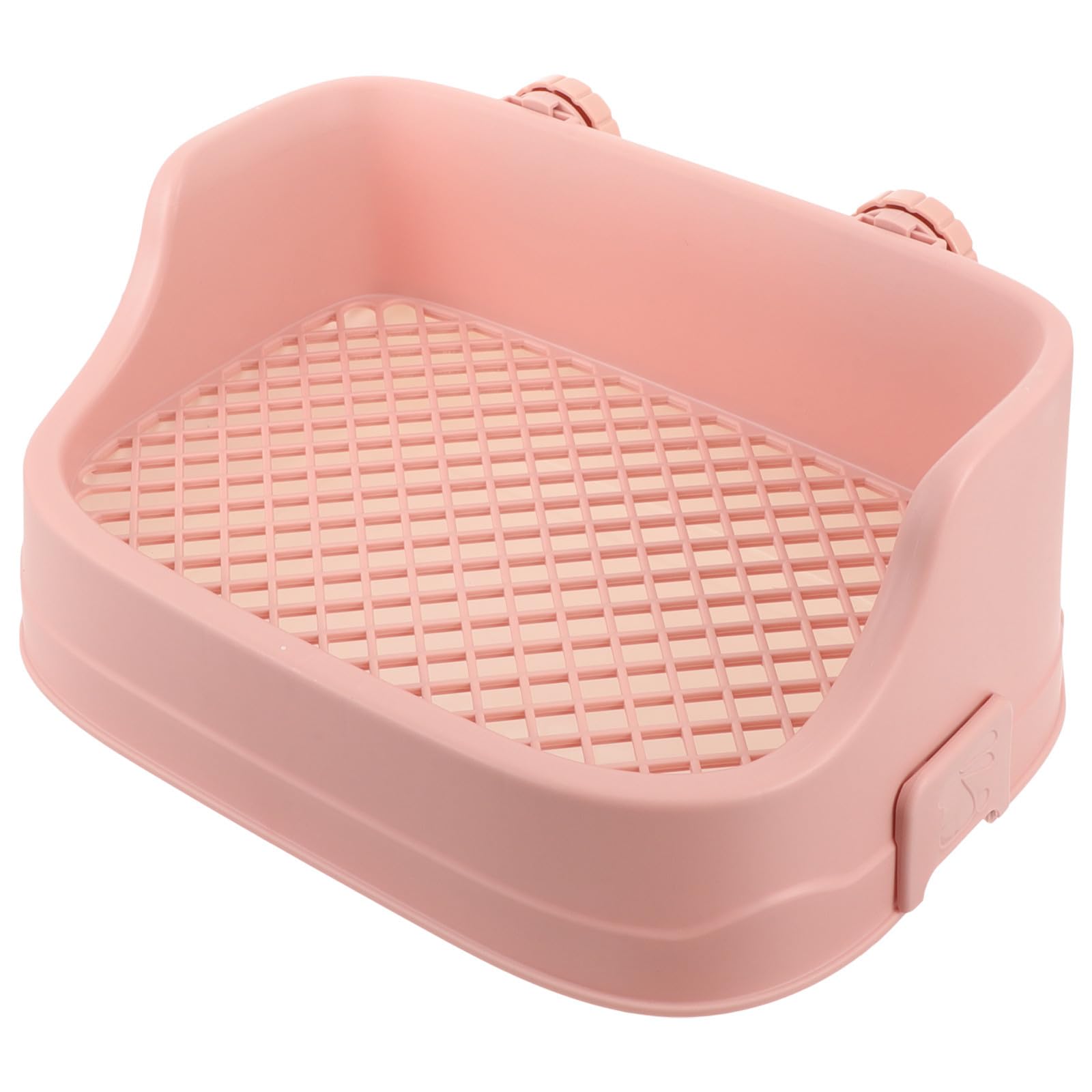 Kleintiertoilette Rosa aus Kunststoff mit Mesh Boden