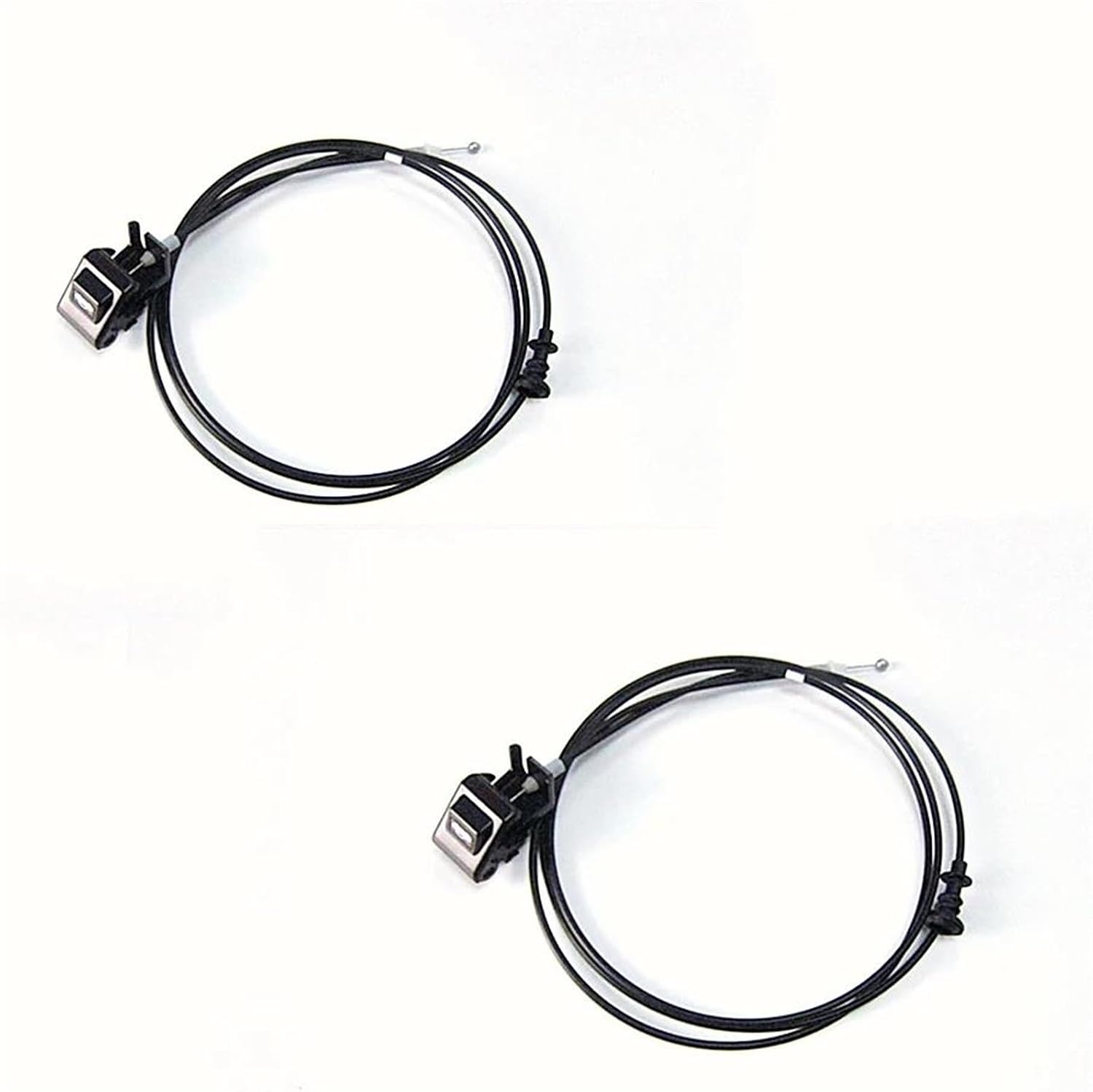 Hood Release Lever Handle Replacement for Mazda for CX-3 2015 2016 2017 2018 2019 2020 2021 2022 Car Accessories D10E-56-720 Hood Wire Latch Lock Release Cable(2pcs)