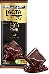 Chocolate Lacta Intense 60% cacau café 85g