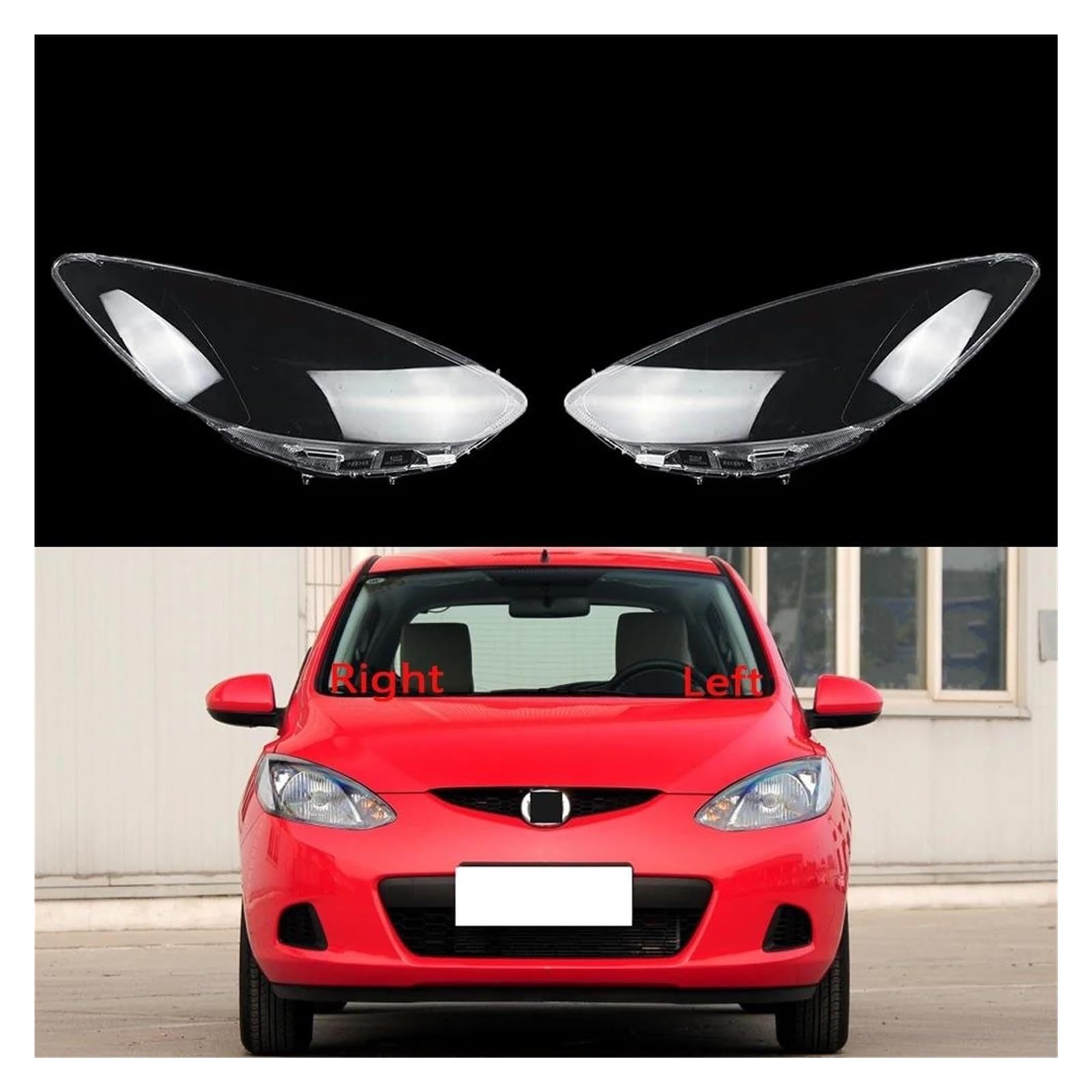 Scheinwerferglas Für Audi A3 2003-2008 - Rechte Seite Ersatzabdeckung