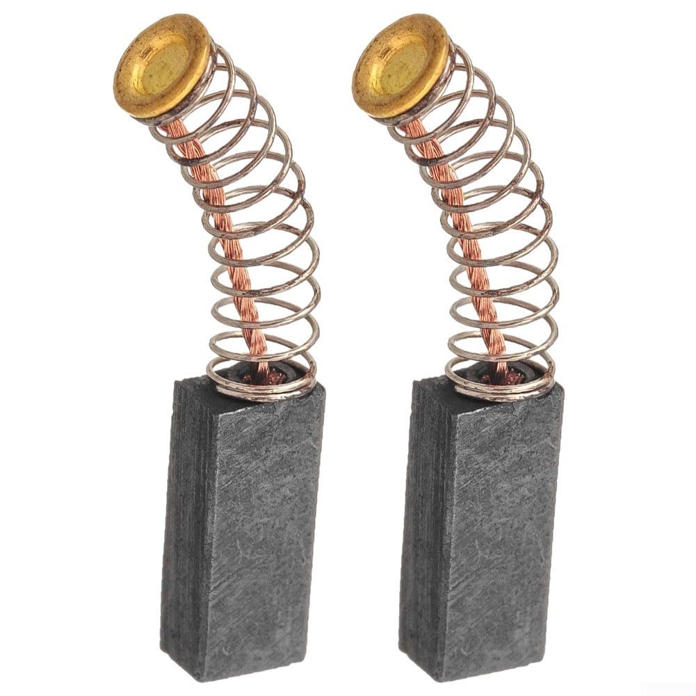 Spazzole di carbone per motore elettrico, 2 pezzi, 13 mm x 6 mm x 4 mm, parti di ricambio per utensili elettrici, seghe circolari, trapani, aspirapolvere, smerigliatrici angolari