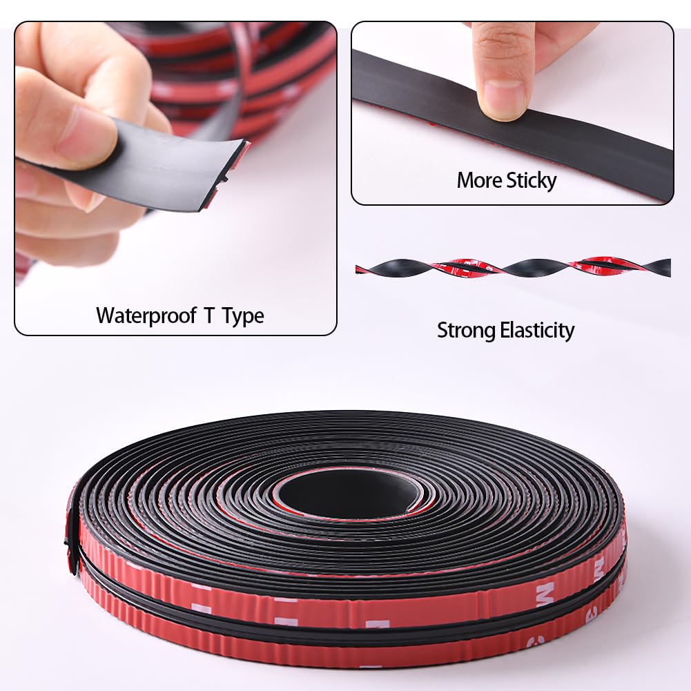 Protezione Porte Auto In Gomma - 6 Metri Di Guarnizione A Forma Di T - Foto 6