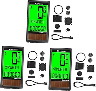 STOBOK 3 pcs odometer computer cycling accessories Tachometer stopwatch major Bike Wired Speedometer speedometer Accessories appliance bike stopwatch bike wired