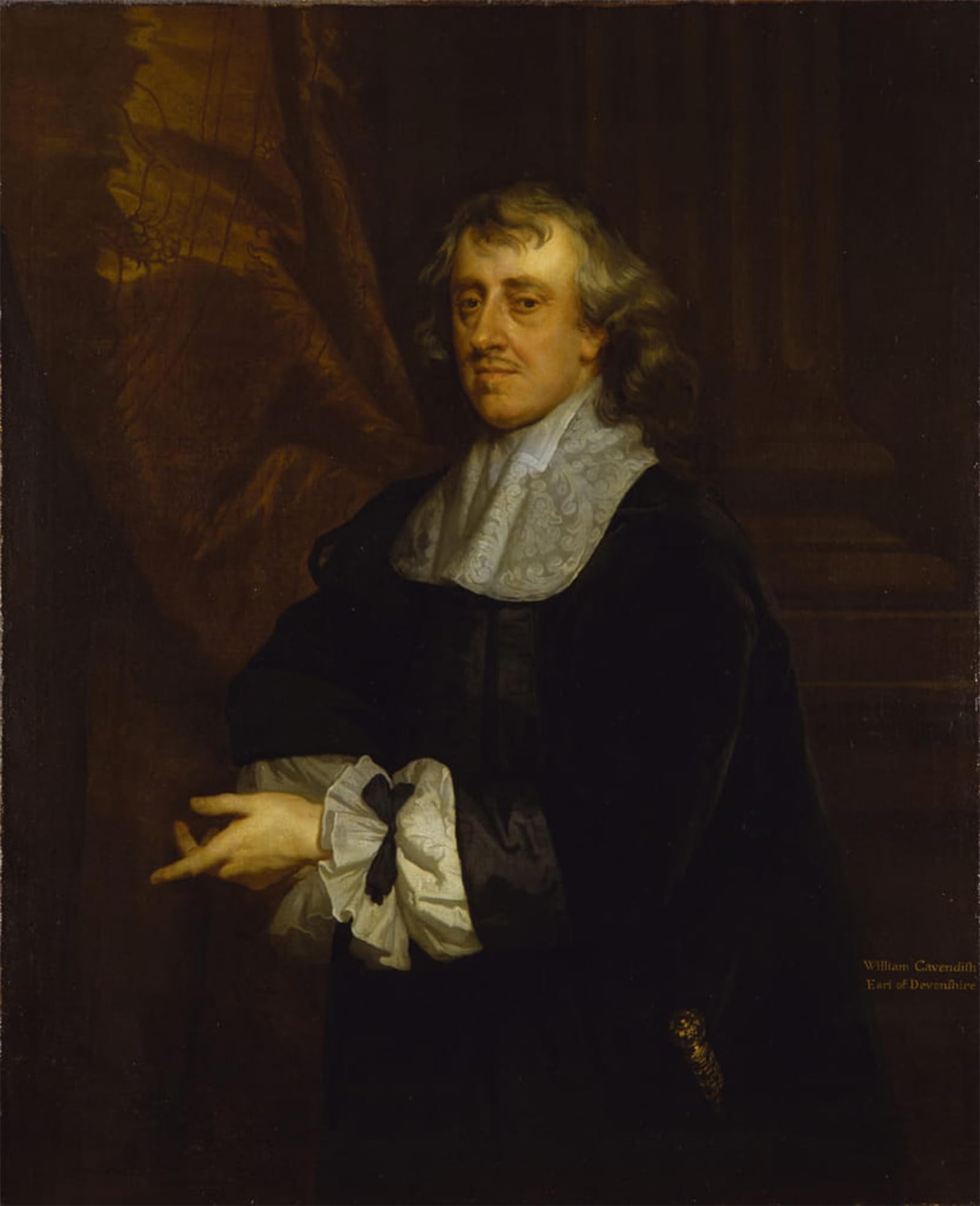 ARTXLXXBN Famous Art Print Poster Vintage Wall Art William Cavendish Rd Earl of Devsnshire by Peter Lely Canvas Art Poster for Home Decor 60x90cm