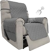Easy-Going Waterproof Recliner Slipcover 23" Gray - Non-Slip Chair Cover, Machine Washable Pet & Kid Furniture Protector
