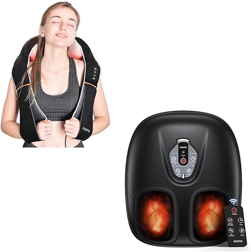 RENPHO Masajeador Shiatsu para cuello y hombros y espalda, masajeador de pies
