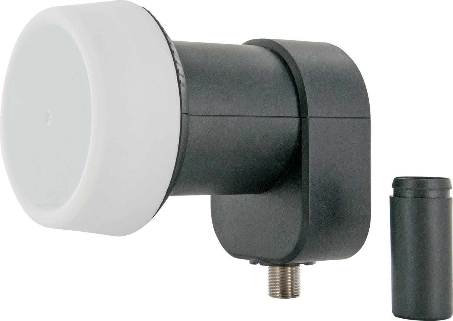 SCHWAIGER SAT-Anlage Komplett-Set digital Satelitenschüssel Single LNB Satelliten-Kabel 10m SAT-Finder Sat Antenne Stahl 40cm inkl. Montagezubehör Sat-Schüssel klein 1-Teilnehmer-Anlage