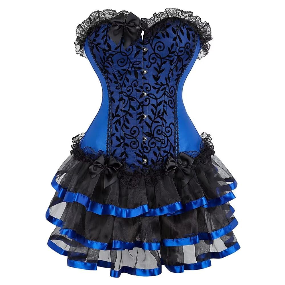 ROSE BUSTIER SET DRESS アメリ　AMERI 145 Amazon.com: Jutrisujo Corset Dress Women Top Skirt Set
