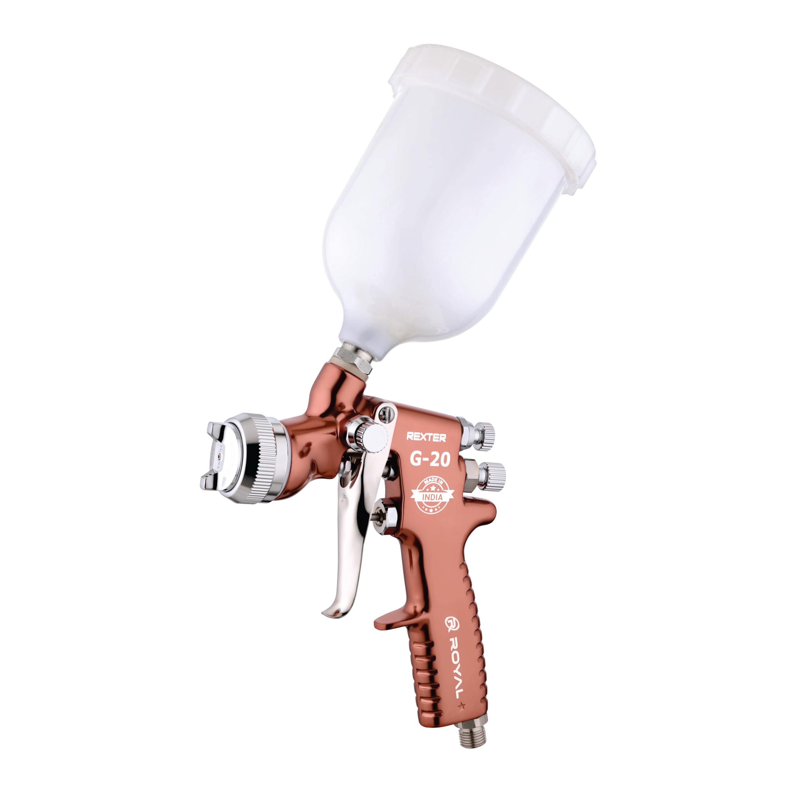 G-20 Automotive Refinishing Spray Gun | 1.3 mm Nozzle | 500 ml Nylon Cup | Ideal for Base Coats and Clear Coats Spray Applications-image-46