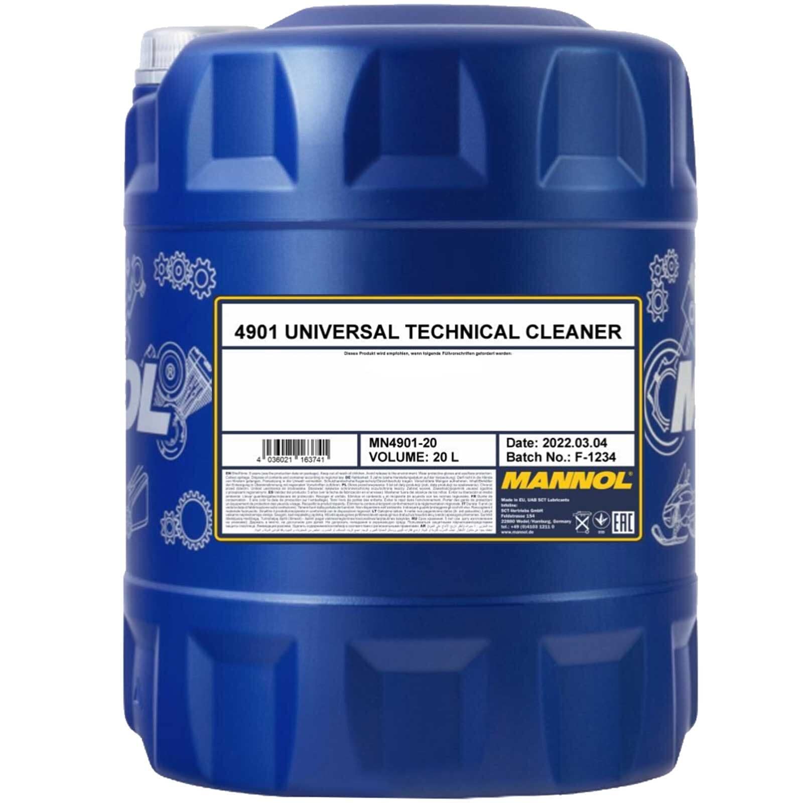 1 x 20L Mannol universal Technical Cleaner/taller limpiador desengrasador ölreiniger