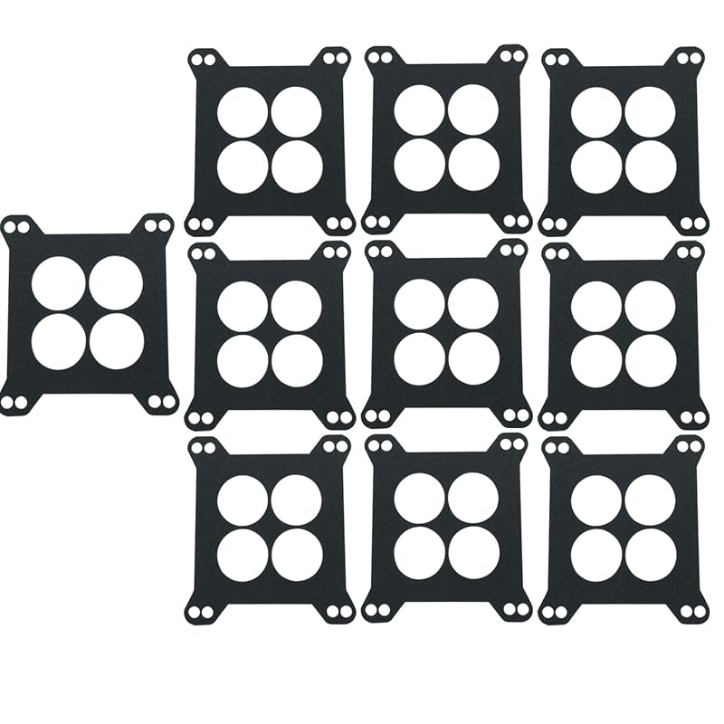 Junta de base para carburador GSKMOTOR com portas de 1 11/16 pol. – Pacote com 10