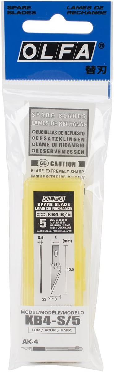OLFA 9167US KB4-S/5 Precision Art Blade, 5-Pack