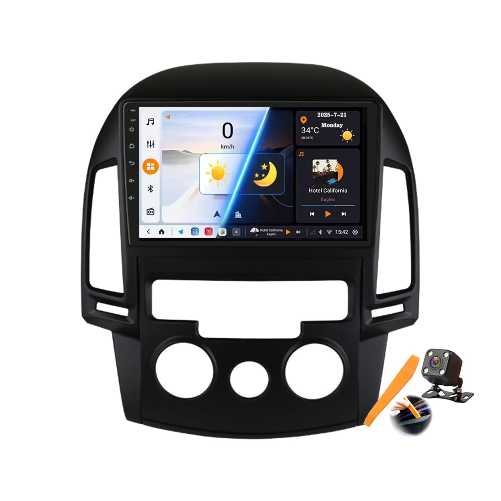 Autoradio GPS i30 2006-2011 Android 15 Écran 9 Pouces Navigation Carplay - 8