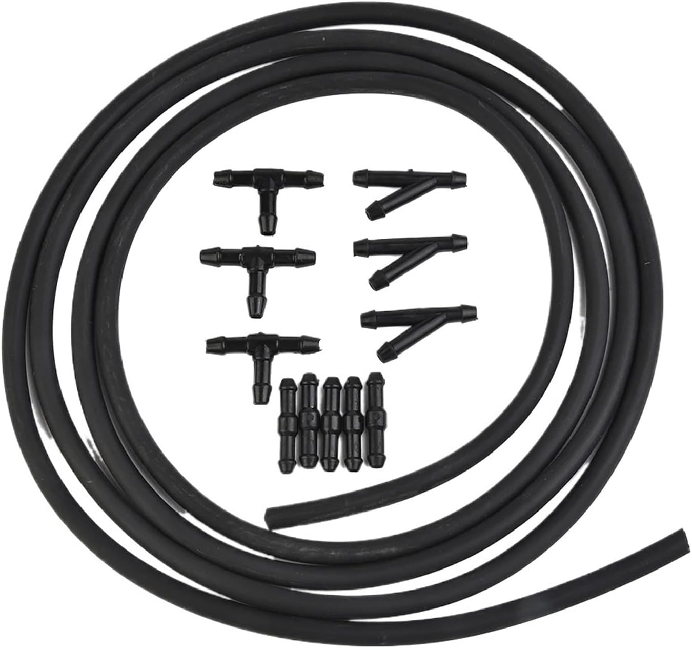 Wiper Sprayer Nozzle Car Windshield Washer Nozzles Hose Tube Connector Wiper Spray Pipe Joint 2M T/Y/I 3 Types Automotive Car Wiper Blade Pipe Washer Spray Jet