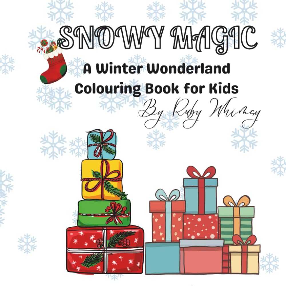 Snowy Magic: A Winter Wonderland Colouring book