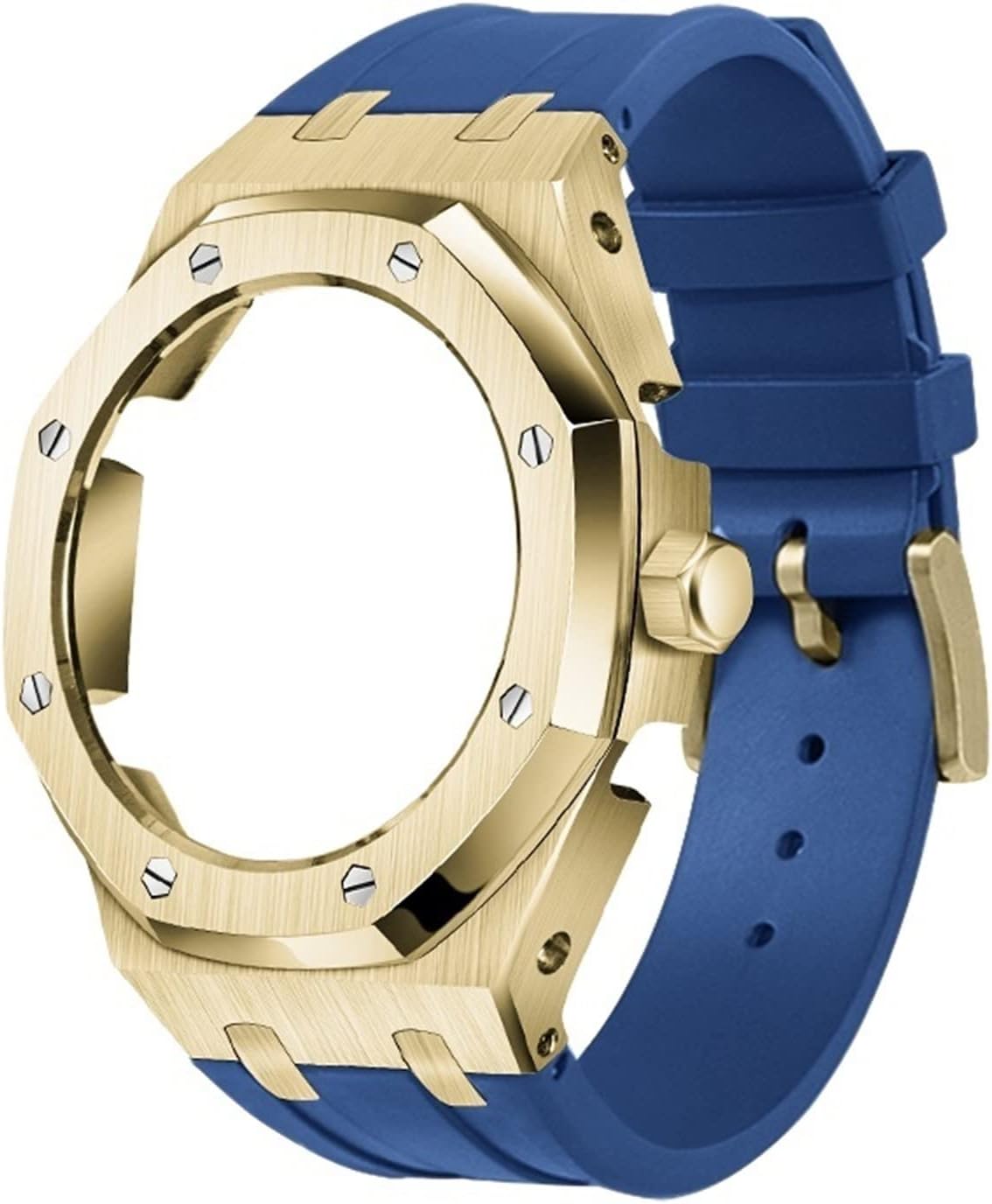 6533#18mm-16mmダークアッシュ☆本物クロコダイル腕時計用ベルト 6533