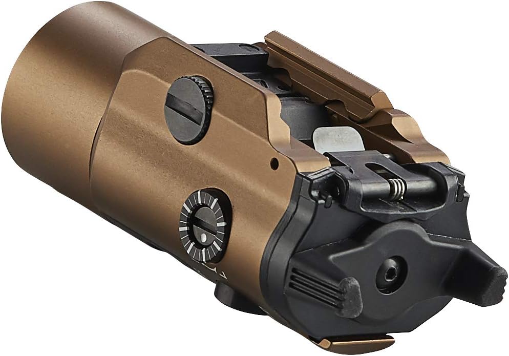 Streamlight 69191 TLR-VIR II Visible LED/IR Illuminator/IR Beam with Rail Locating Keys, Coyote