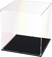 Vista 9 de vitrina de acrílico transparente, vitrina autoensamblable para coleccionables, figuras de acción, muñecas, juguetes – Caja de vidrio alternativa