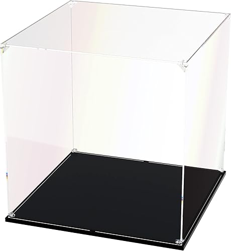 Miniatura 9 de vitrina de acrílico transparente, vitrina autoensamblable para coleccionables, figuras de acción, muñecas, juguetes – Caja de vidrio alternativa