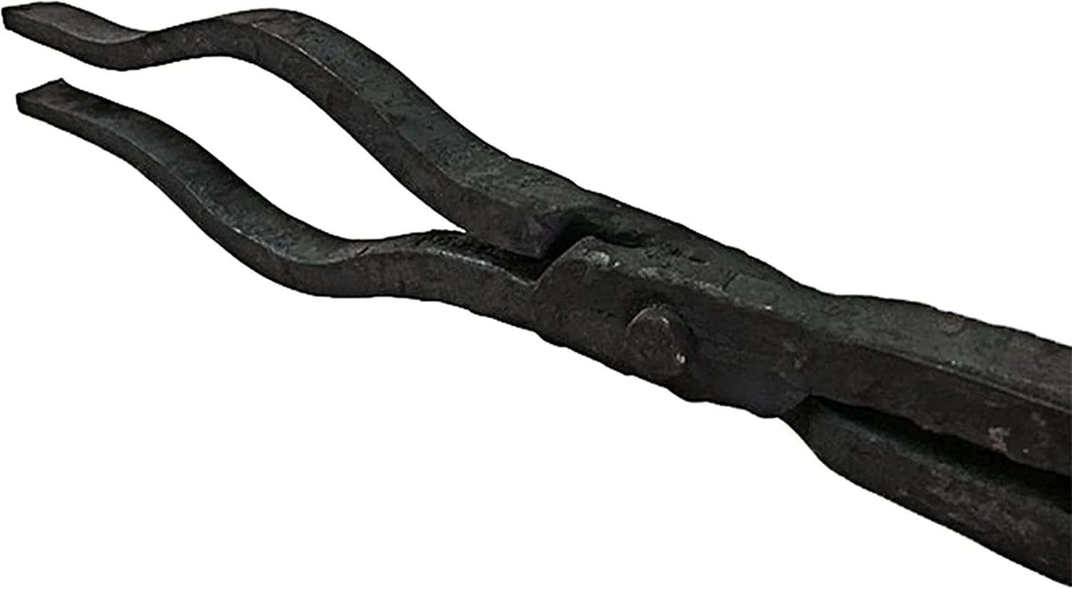 Blacksmith's Tongs 500mm Offset Forged Steel Tongs for Blacksmith Forge & Bladesmith Work