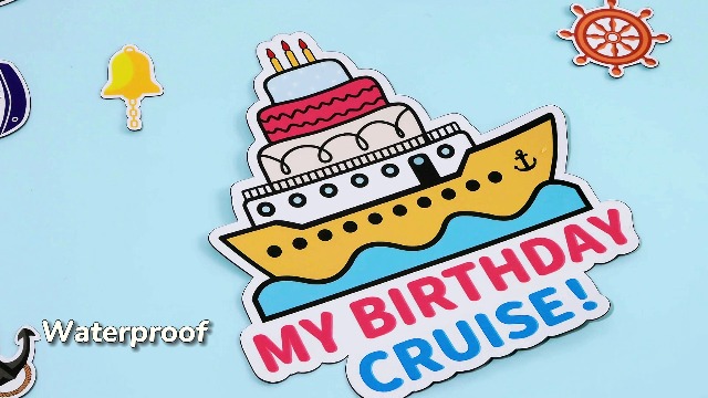 28 imanes decorativos para puerta, tema crucero miniatura 7