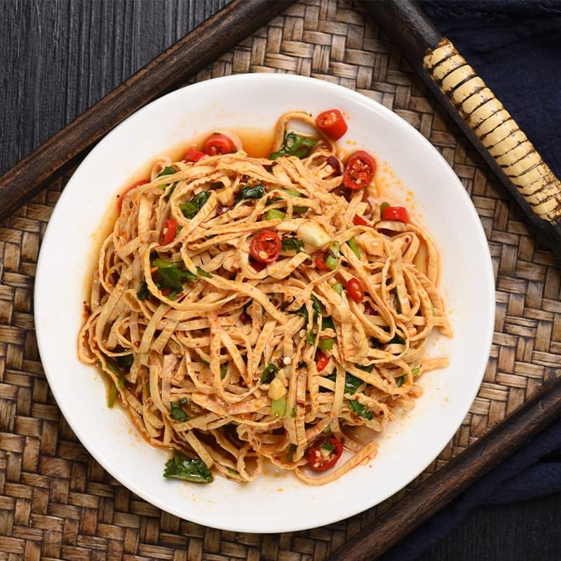 Miniatura 3 de Piel de tofu Tofu Tofu desmenuzado seco, aperitivos especiales de China, productos secos, productos de soja, yuba, piel de tofu frita seca SToybean