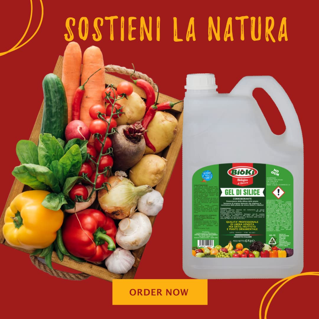 Bioki® Silicato di Sodio Gel di Silice, 6 kg