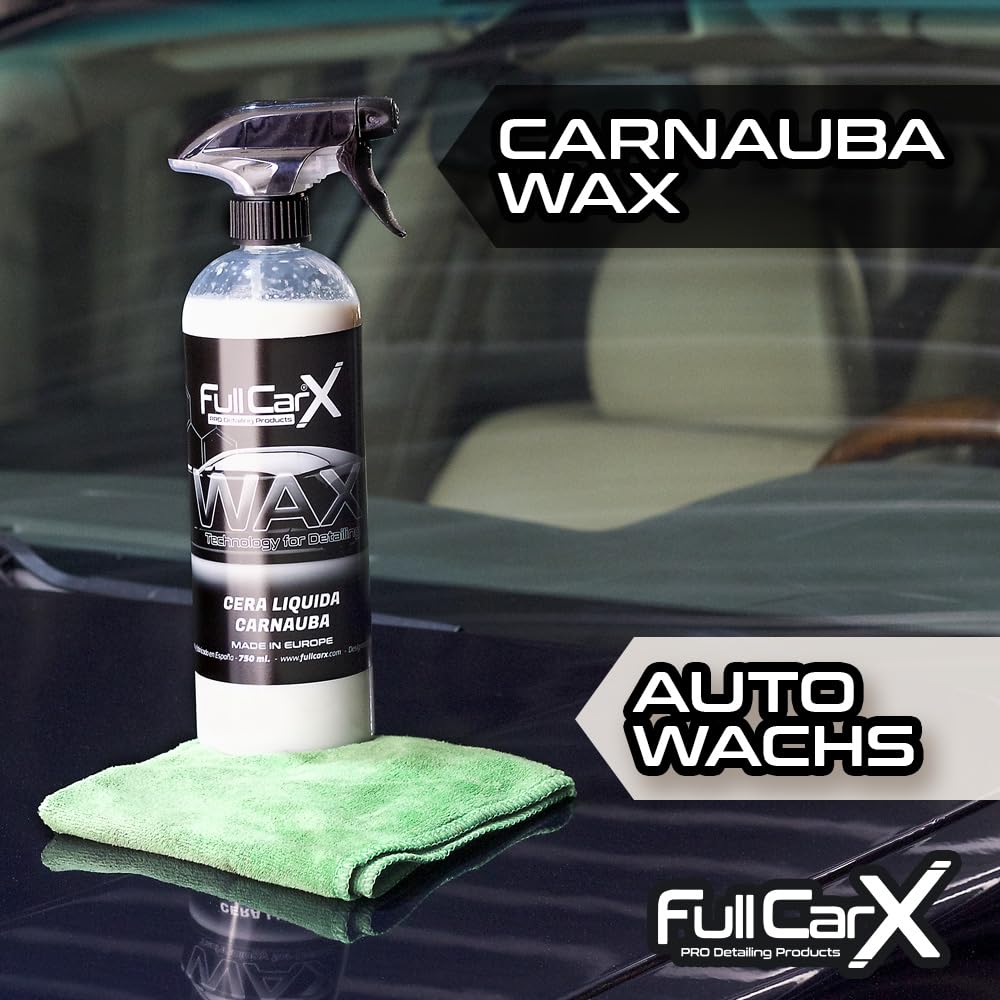 FULLCARX Wax Technology 5L Autowachs Flüssiges Carnaubawachs für Hohen Glanz, Langhaltender Schutz, Wasserabweisende Wirkung, Auto Wachs Reinigung Autopolitur Detailing Professionelles Produkt