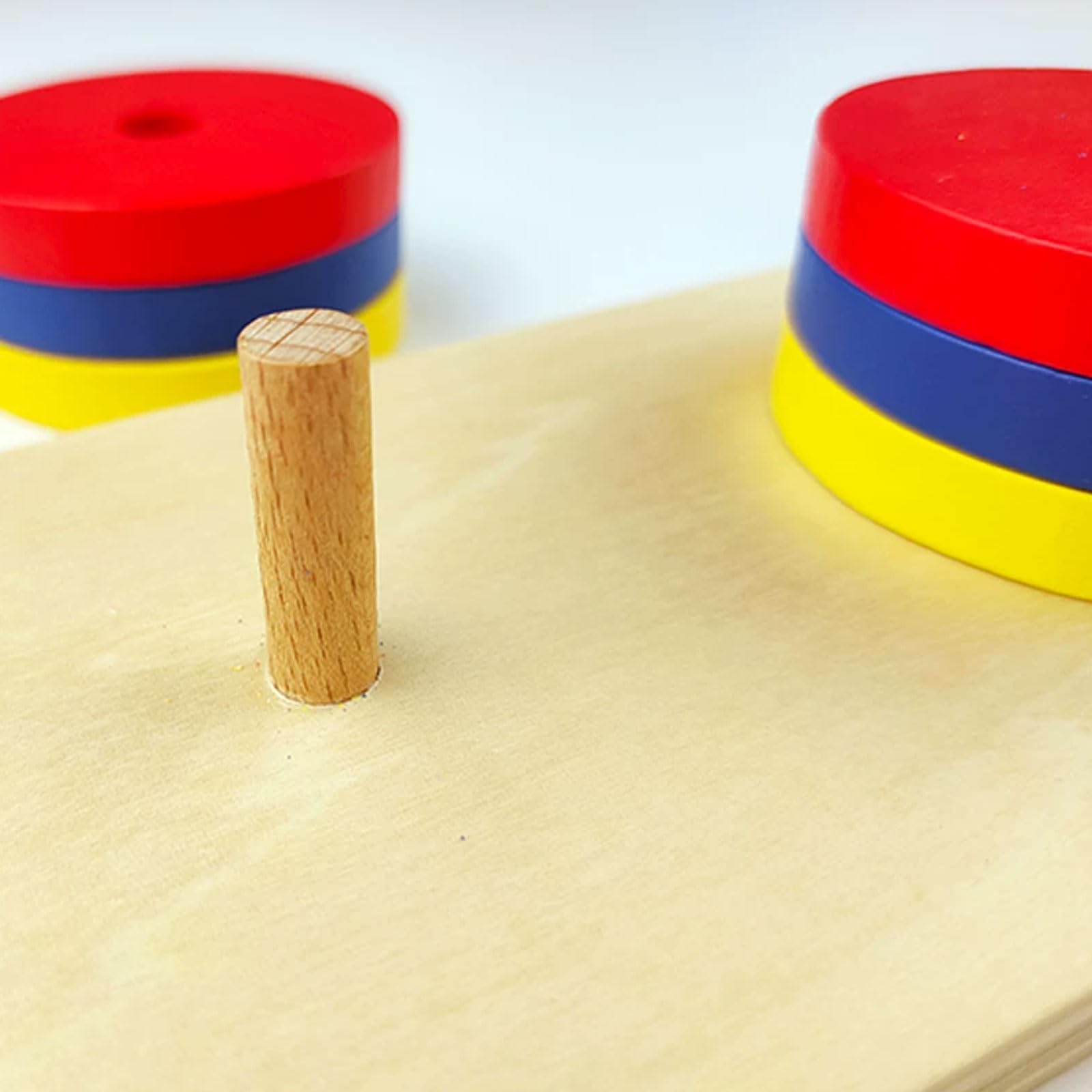 Montessori Holz Mehrfachform Bruchpuzzle-Bretter Set | Geometrische Formenklemmblöcke, sensorisches Spielzeug, Lernspielzeug zur Feinmotorik und Hand-Auge-Koordination