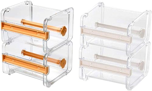 HomDSim - Cortador dispensador de cinta Washi, organizador de cinta adhesiva de escritorio, cinta adhesiva de escritorio, soporte de cortador de