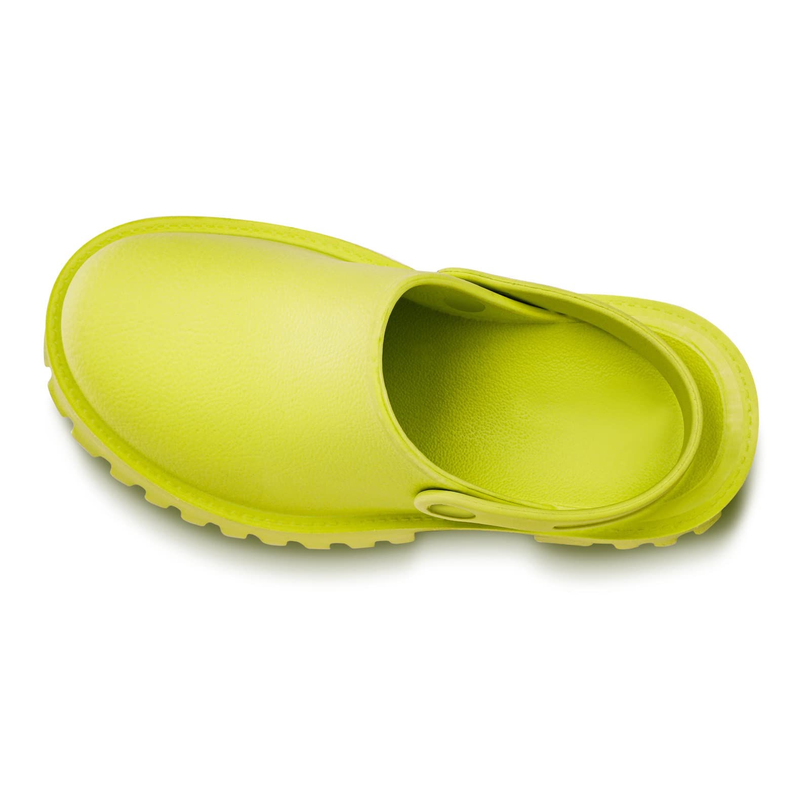 Women Platform Thick Soled Slippers,Beige Slip On Clogs Casual Non Slip Home Lazy Waterproof Fashion Sandals