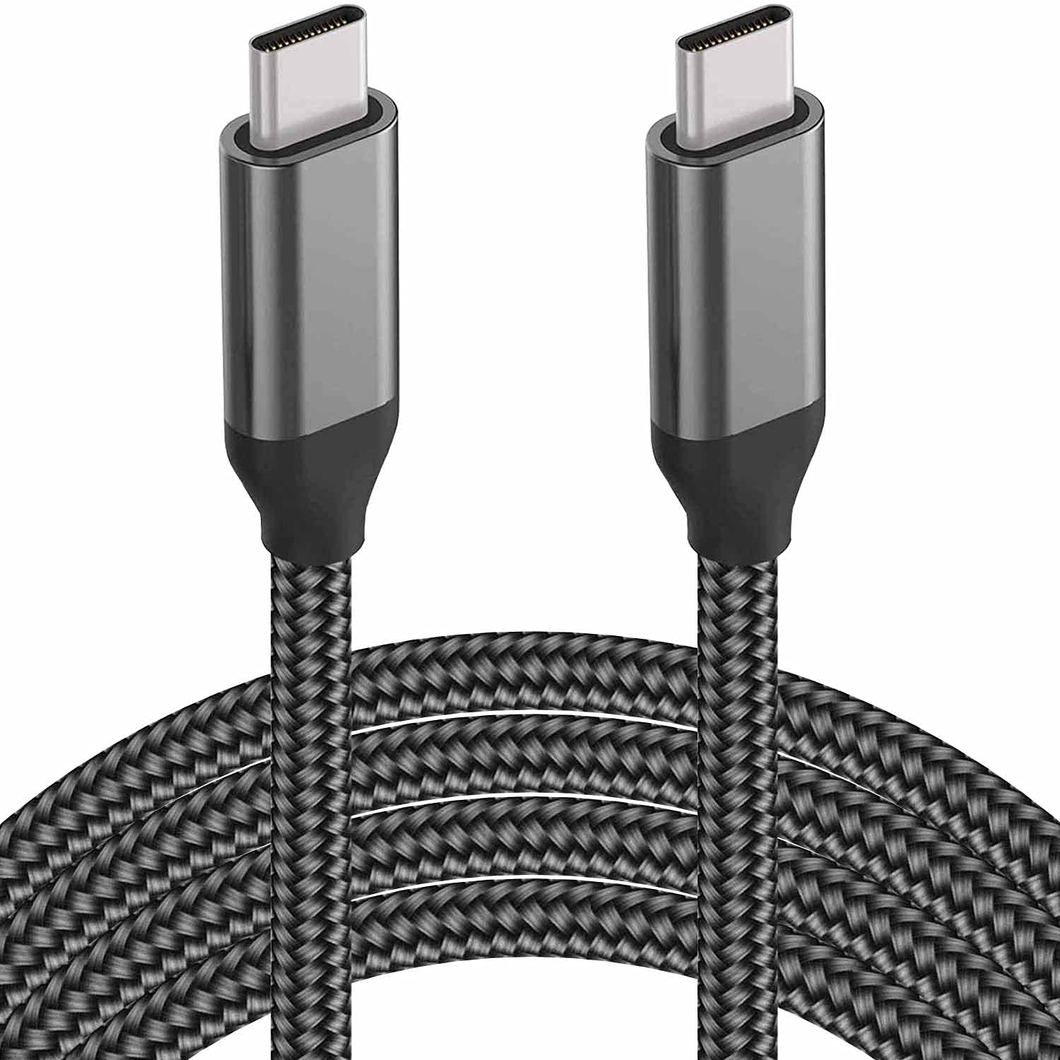 10FT USB C to USB C Cable,100W/5A,Type C Fast Charging,PD Charger Cord for MacBook Air/Pro,iMac,iPro Pro/Air,Samsung Galaxy Note 20 10 S20,OnePlus 8T,Google Pixel 5/4a/4/3 XL,Switch,Asus Dell Laptop