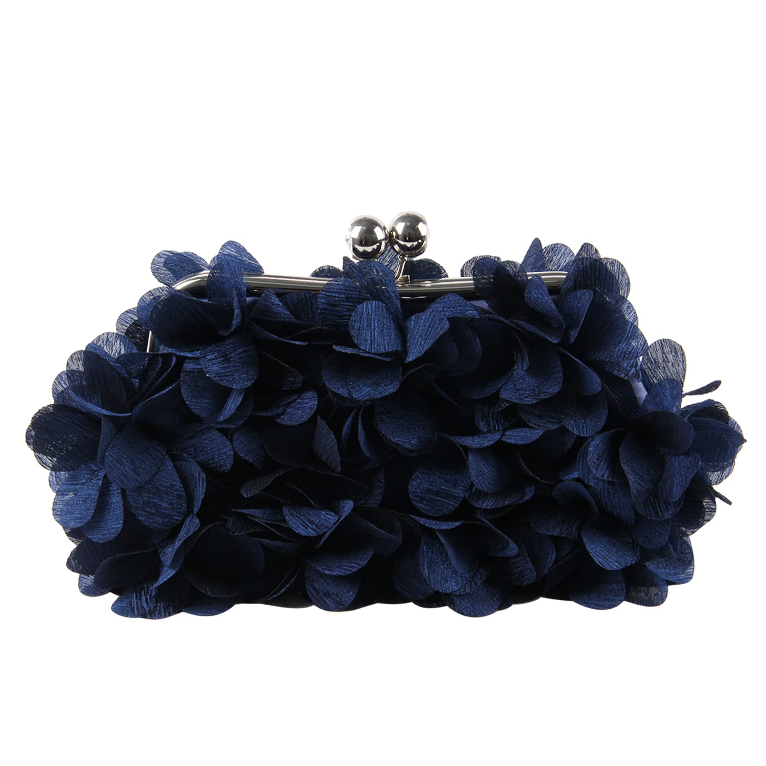 SUKUTU Pochette de Soirée pour Femme Fleur Sac à Main de Soirée Femme Mariage Chaîne Sac à Bandoulière Sac à main