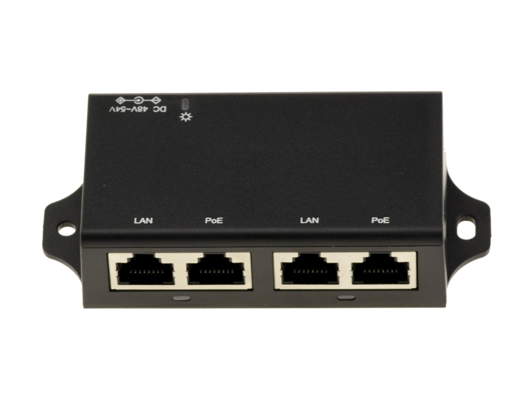 KALEA-INFORMATIQUE Injecteur PoE+ 2 Ports 30W IEEE802.3af/at | Injecteur PoE deux ports 30 W compatible IEEE 802.3af/at, fourni avec alimentation 52 V 1,25 A.