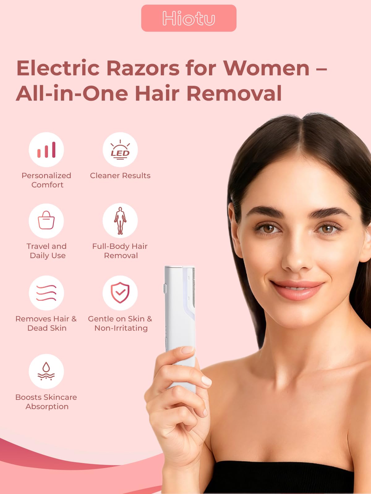 Amazon.com : Dermaplane Facial Razor for Women – Electric 3-Speed