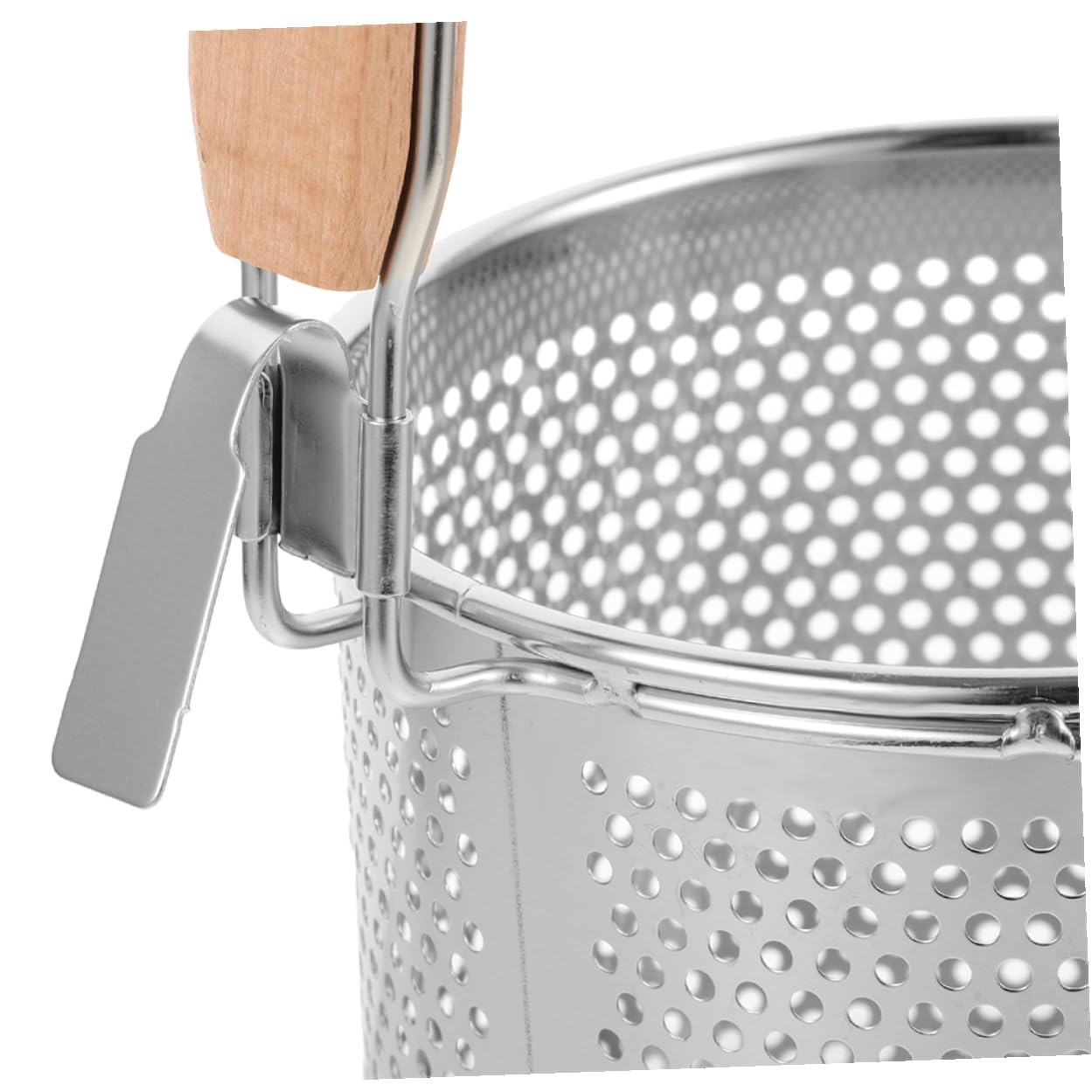 Cesta de Fideos de Acero Inoxidable 2 Piezas con Mango Ergonómico