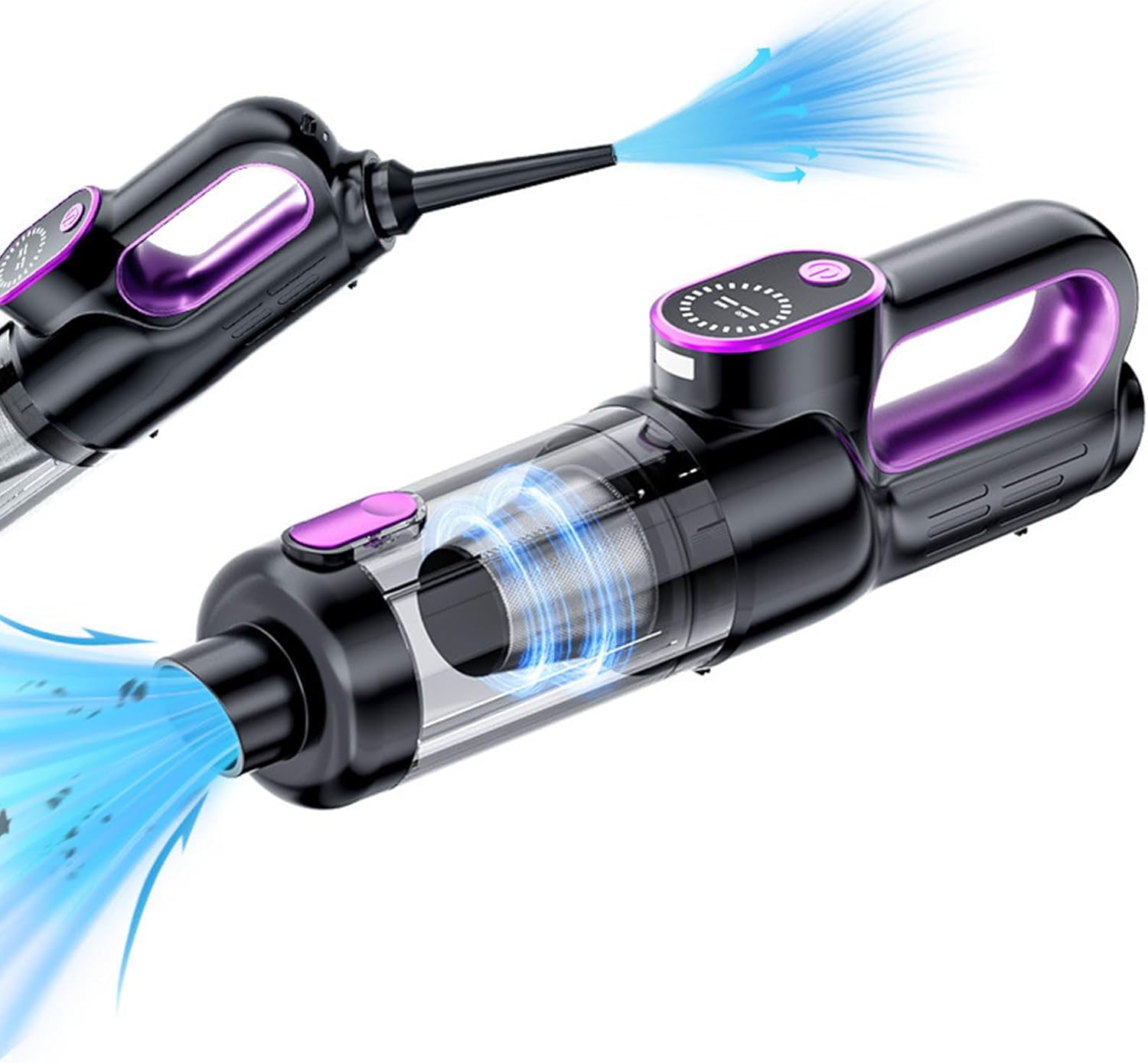 充電式ハンドヘルド自動掃除機リアルタイムバッテリー複数の表面車のホームデバイス ABS 送風機車のホーム