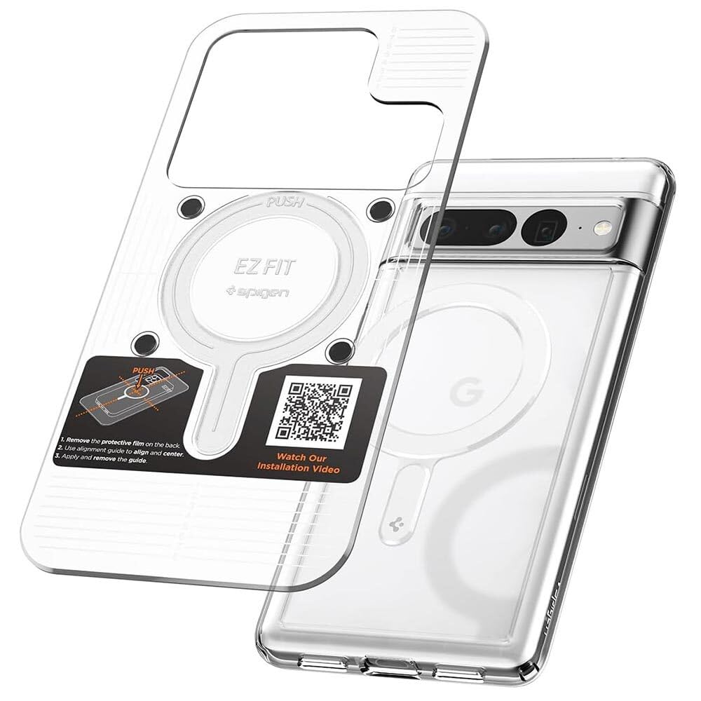 Spigen Magnetic Ring Plate Adapter for MagSafe & Pixelsnap Acc Wireless Charging, Compatible with iPhone 17–11, Pixel 10–9, Galaxy S25 Series, Z Fold/Flip 7, Plaud Note & Plaud Note Pro – White