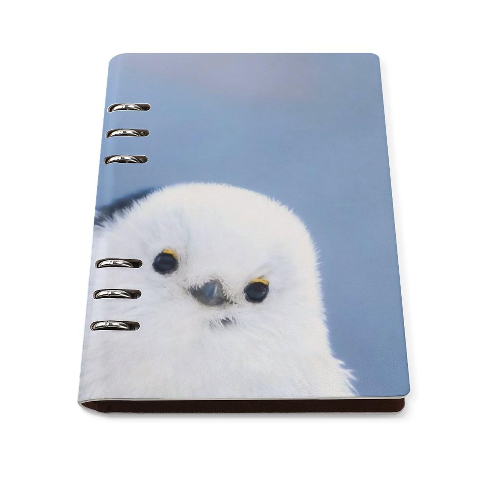 Amazon.co.jp: シマエナガ 鳥柄 ノート 6穴 ルーズリーフ バインダー