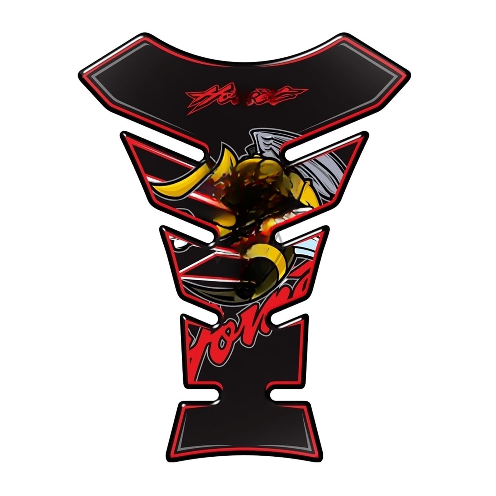 3D Motorcycle Tank Pad Protector Sticker Motorbike Tankpad Hornet Tank for Universal Moto Tank Gel Protector Motorbike Fuel Tanks Pads