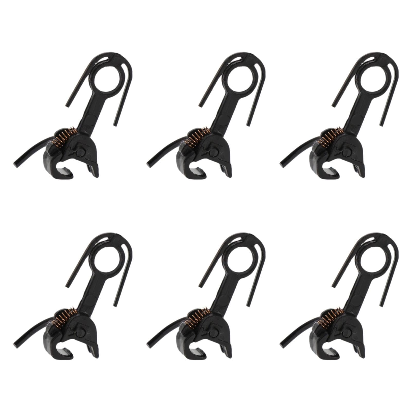 DYNWAVE Universal Hook Parts Model Train Coupler Set Portable Professional Train Coupler Hook for 1:87 DIY Accs, 6 Pieces