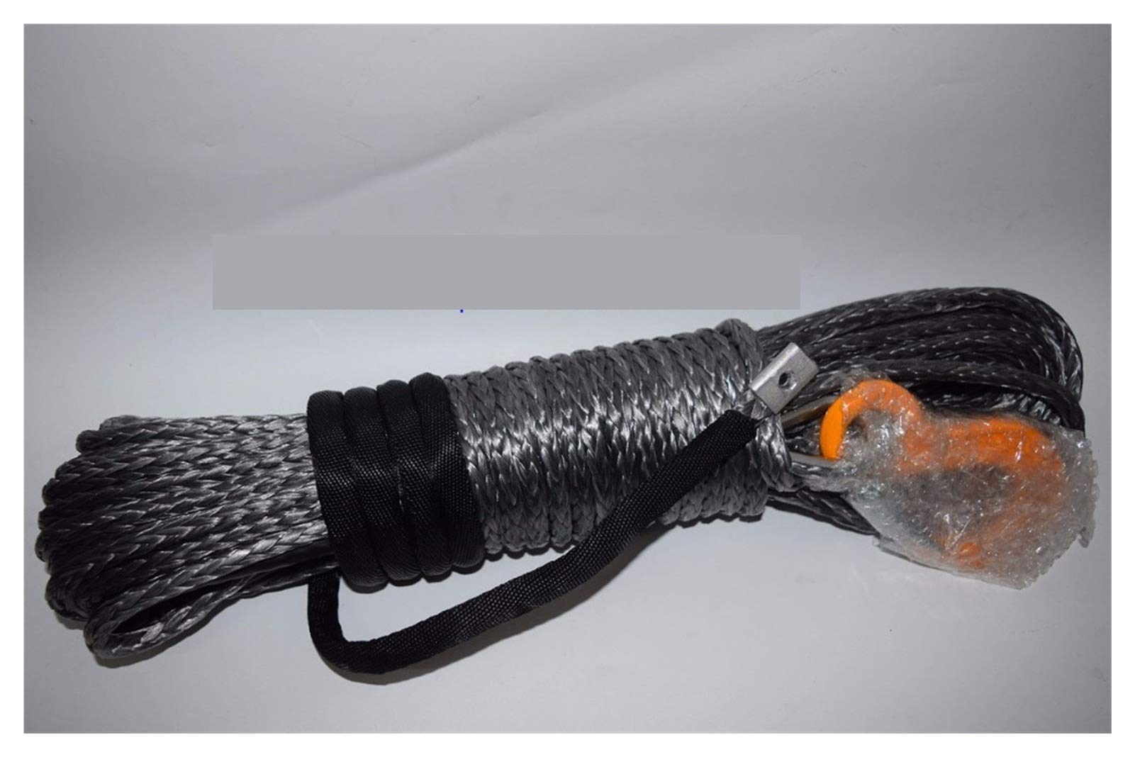 Mthckxjbsuz One Color Winch Rope, Grey 8Mm*30M Synthetic Rope,Atv Utv Suv Winch Line,Replacement,Tow Cable