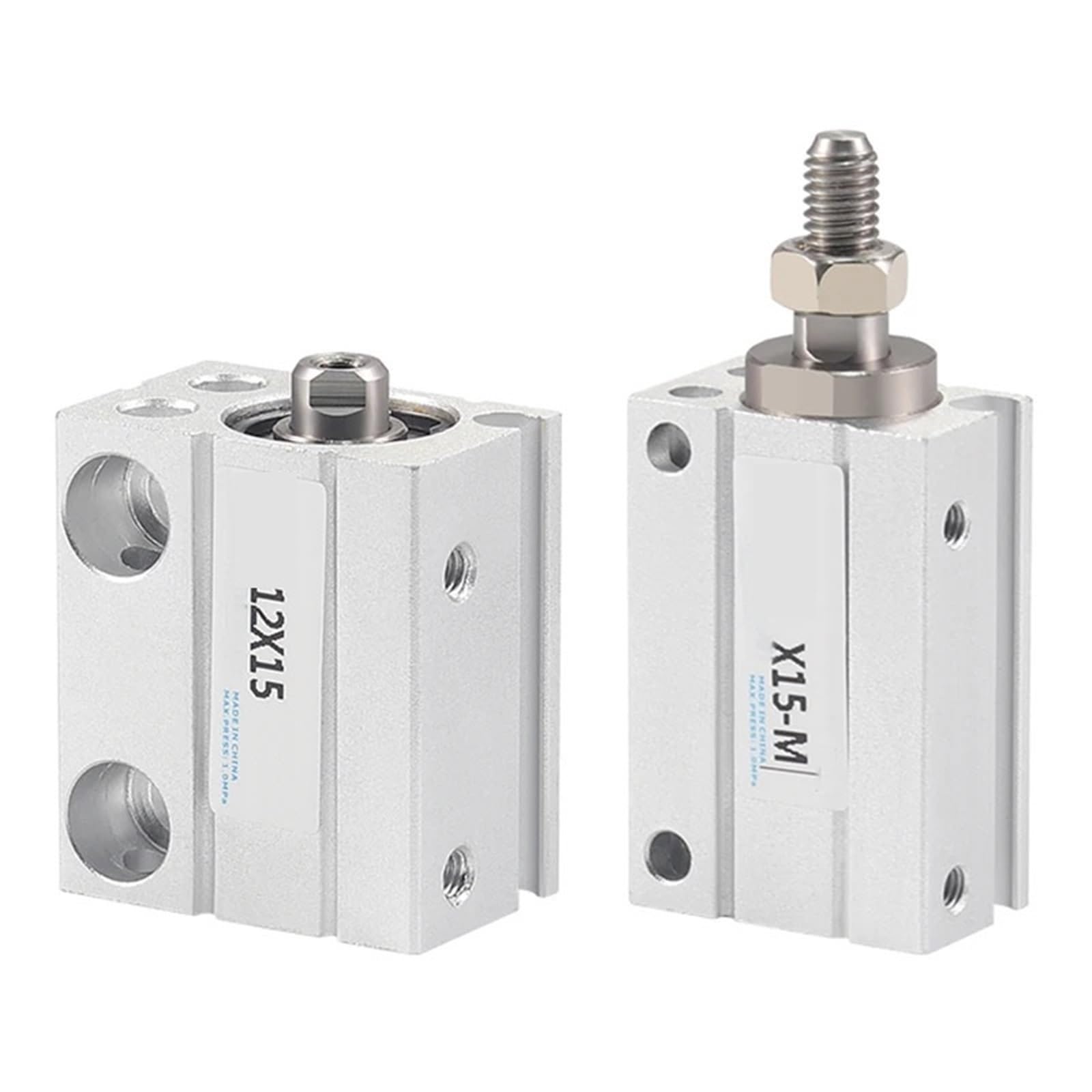 Vérin pneumatique 16mm pour automatisme de tri et convoyeur industriel compact
