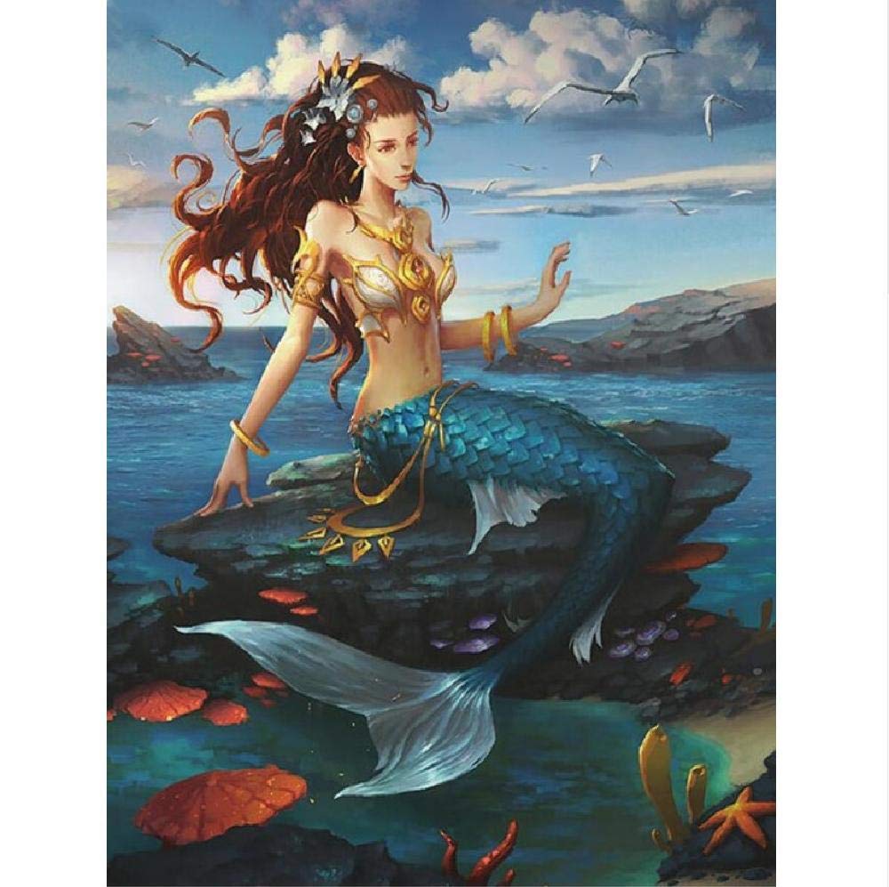 Mermaid With Sparkling Fish Tail Jigsaw Puzzle 1000 Pieces Puzzles For