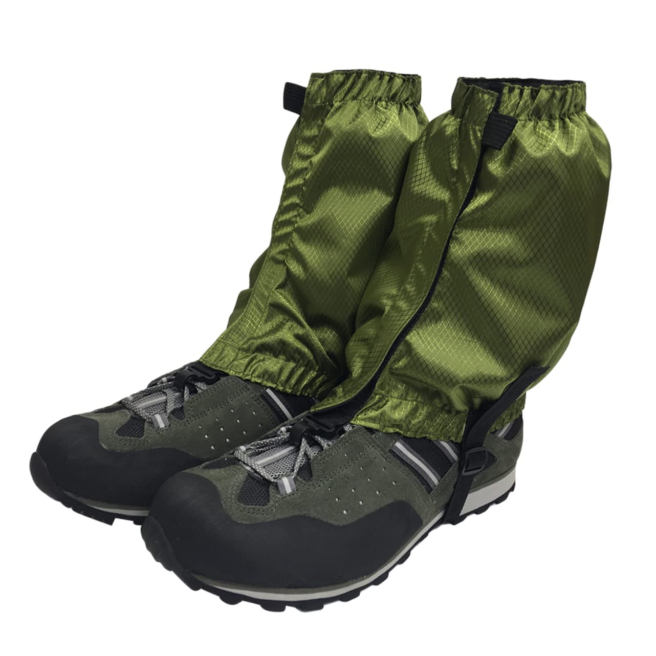 Yardwe Polaina Impermeable para Caminar Exterior Berg Rain Jacket Alzas Polainas de Arranque Polainas de Zapatos Polaina para Senderismo Aire Polainas Aire Black