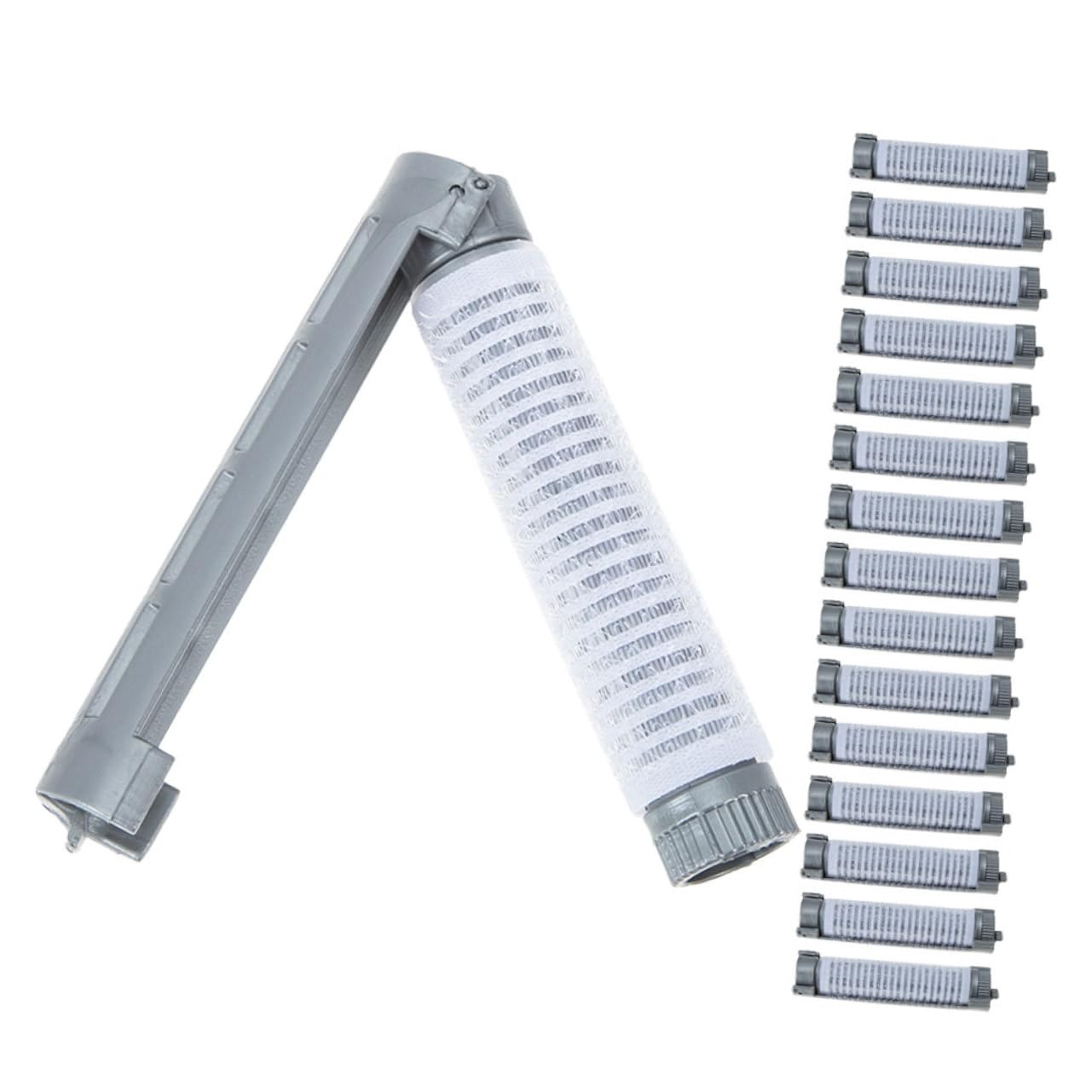 Gogogmee 16Pcs Hair Roller Clips for Women Lightweight Perm Rods for Easy Hair Styling Durable Curlers Bangs for Home Salon Use