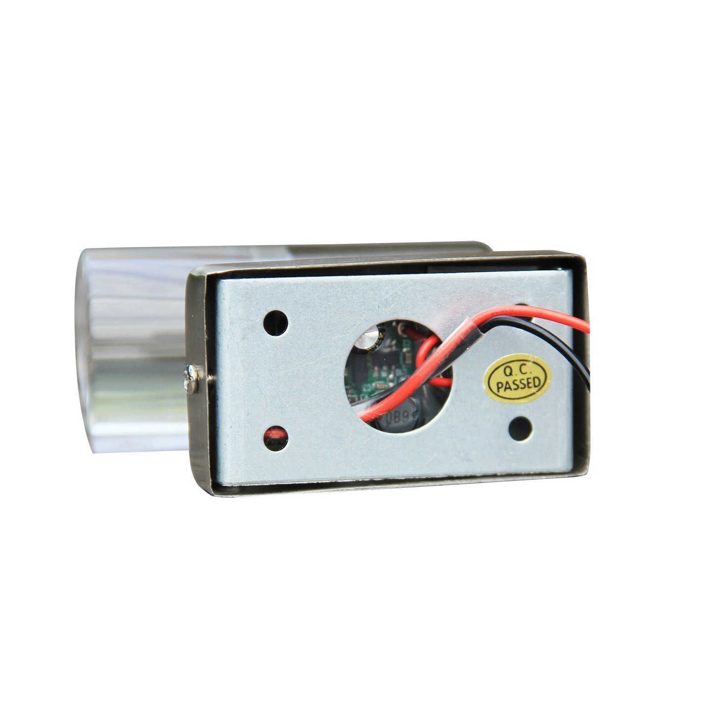 lighteu, proyector de Techo/Pared USB de 12V 3W A2, Acabado en níquel, luz de Lectura, Giro y Giro con Touch Switch Regulable luz Blanca/Azul cálida para yate, Caravana, RV